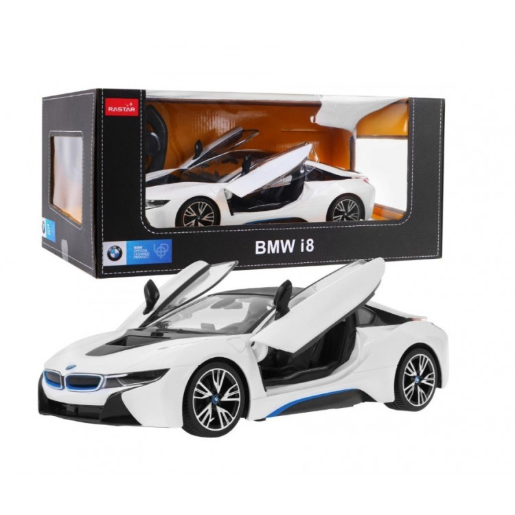 Autíčko BMW i8 R/C 1:14 RASTAR biele